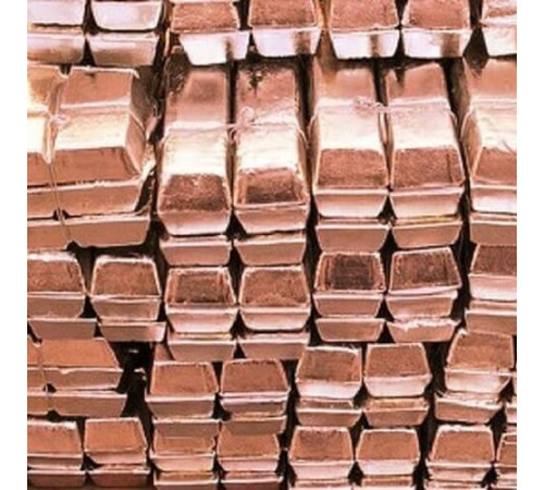 Медные чушки в Новополоцке для промышленности и производства