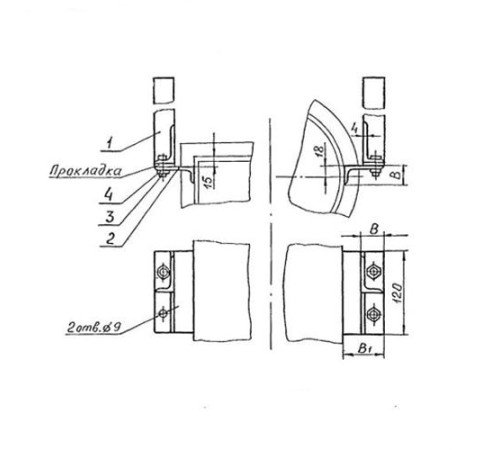 Подвески судовых трубопроводов Тип 4 в Новополоцке