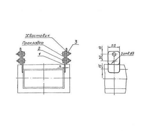 Подвески судовых трубопроводов Тип 3 в Новополоцке