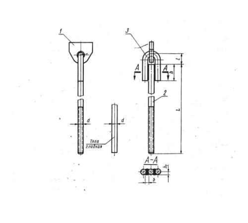 Проушины с тягой подвесок стальных трубопроводов в Новополоцке