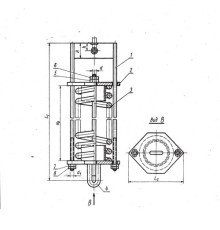 Блоки пружин подвесок стальных трубопроводов