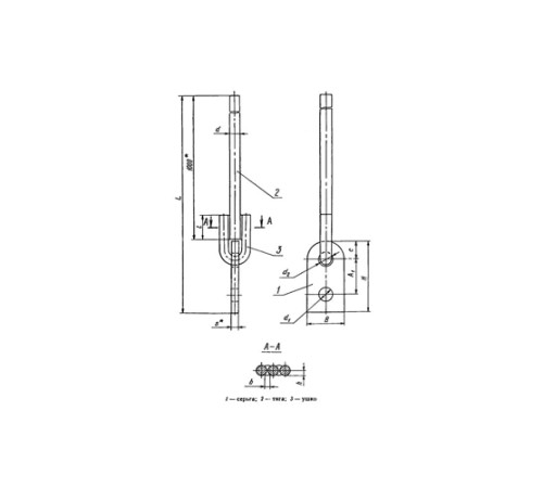 Тяги с серьгой для подвесок трубопроводов в Новополоцке