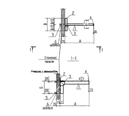 Крепления к стеновым панелям для трубопроводов в Новополоцке
