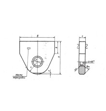 Проушины подвесок стальных трубопроводов