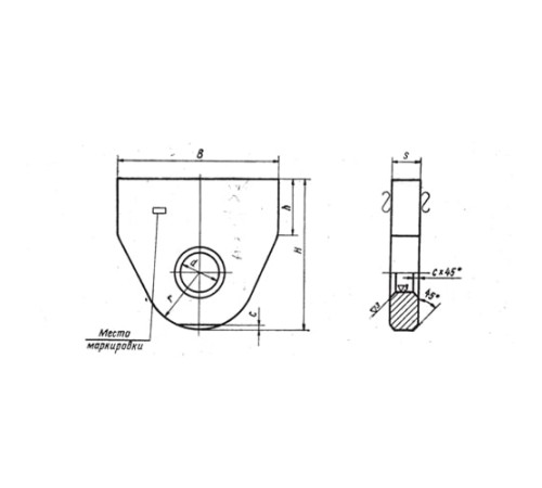Проушины подвесок стальных трубопроводов в Новополоцке