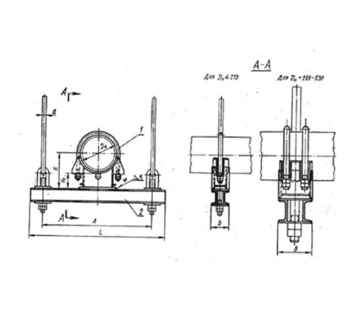 Блоки опорные хомутовые подвесок трубопроводов в Новополоцке