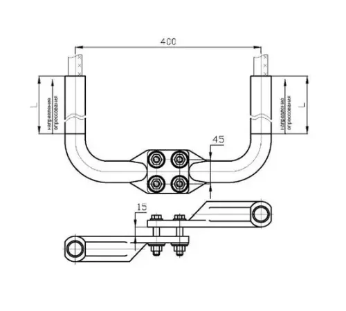 Аппаратные зажимы типа 2А4А в Новополоцке для ЛЭП