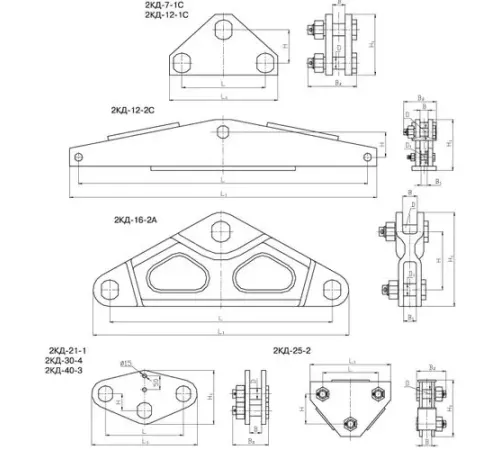 Коромысла типа 2К для ЛЭП в Новополоцке с доставкой по Беларуси
