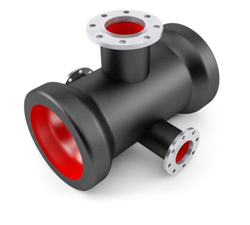 Кресты чугунные фланец-раструб с пожарной подставкой в Новополоцке