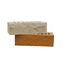 Облицовочный силикатный пустотелый рельефный еврокирпич