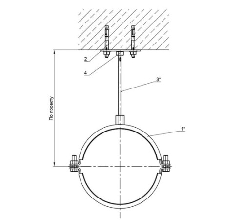 Крепления трубопроводов к перекрытию в Новополоцке для юрлиц
