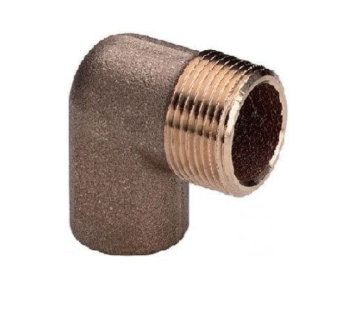Медные угловые переходы с наружной резьбой в Новополоцке
