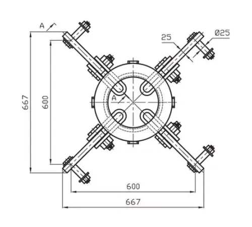 Коромысла лучевые типа КЛ в Новополоцке для ЛЭП