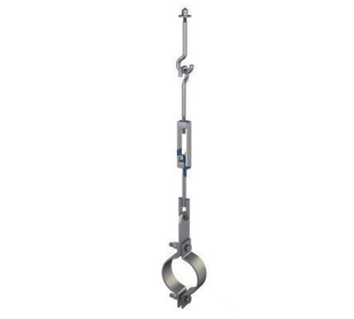 Подвески одной трубы на тяге в Новополоцке для трубопроводов