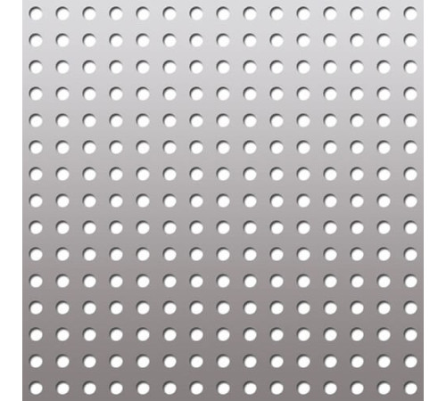 Перфорированные листы RV с круглыми отверстиями 1х2 м в Новополоцке