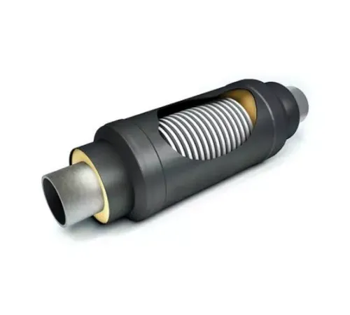 Сильфонные компенсаторы в ППУ изоляции в Новополоцке