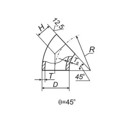 Отводы 45° в ВУС изоляции в Новополоцке с доставкой по Беларуси