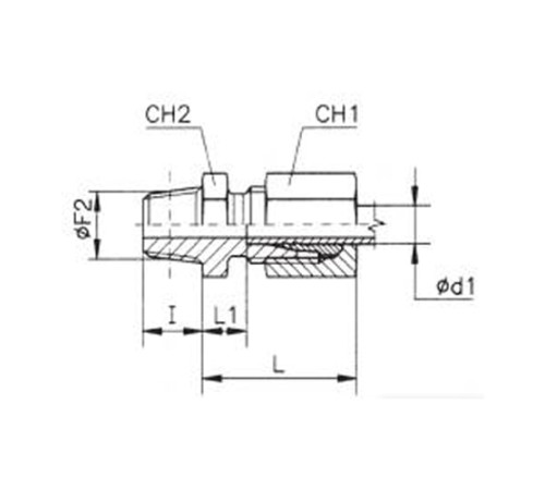 Штуцеры ввертные с конической резьбой TN93 в Новополоцке