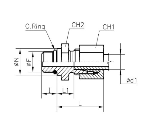 Штуцеры ввертные UNF с уплотнением в Новополоцке