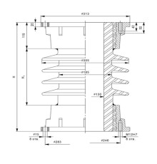 Армированные покрышки ПКСА для конденсаторов связи