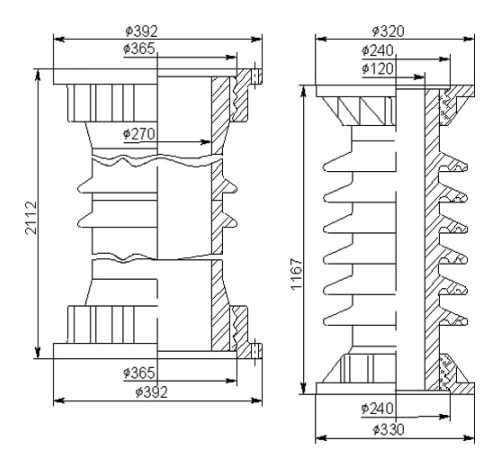 Армированные покрышки ПВМО для выключателей в Новополоцке