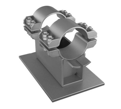 Хомутовые направляющие опоры для труб в Новополоцке