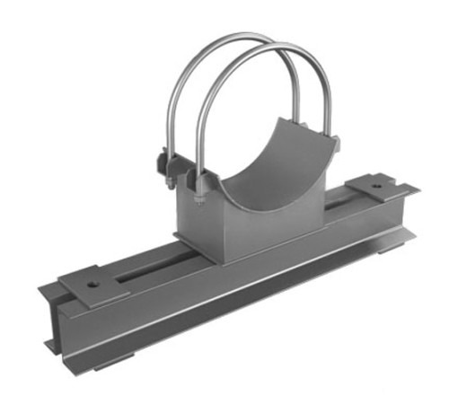 Хомутовые блоки с опорной балкой в Новополоцке для трубопроводов