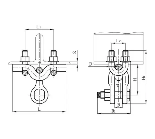 Узлы крепления типа КГ для ЛЭП в Новополоцке