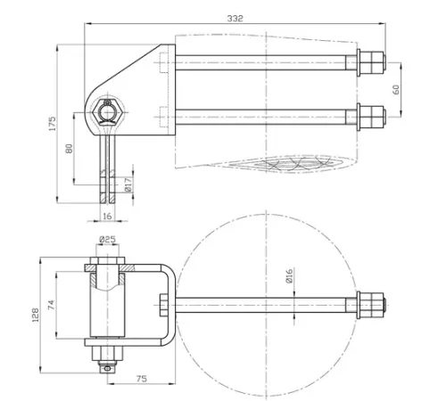 Узлы крепления КГТ-7-1 в Новополоцке для ЛЭП