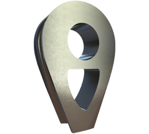 Коуши DIN 3091 стальные в Новополоцке для канатов