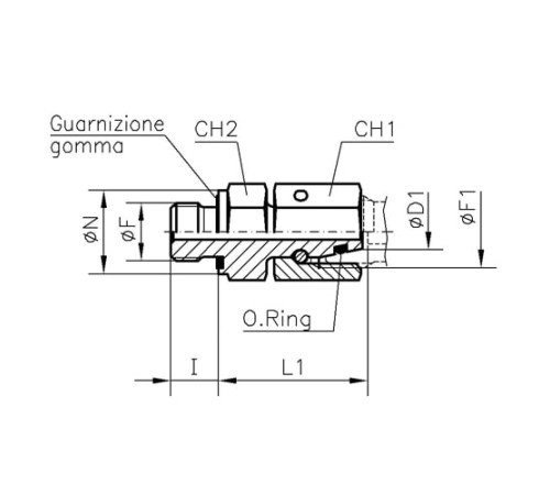 Штуцеры ввертные с уплотнением TN426 M в Новополоцке
