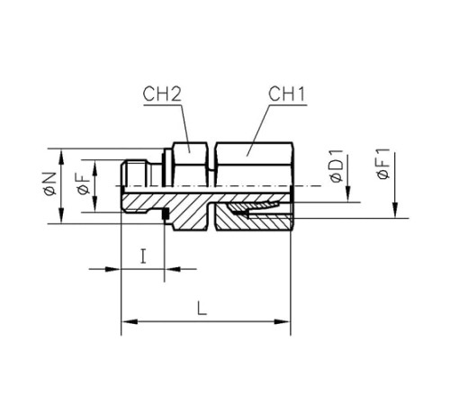 Штуцеры ввертные с уплотнением TN126 GG-M в Новополоцке