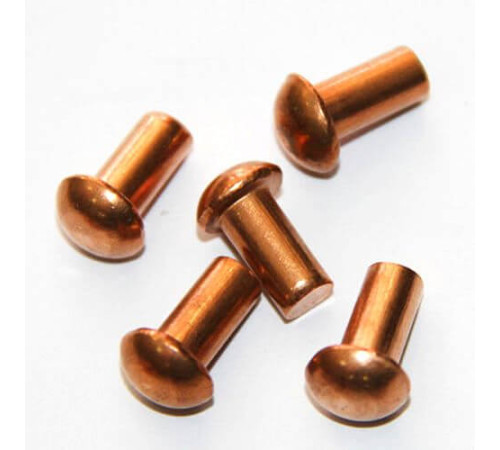 Медные заклепки с полукруглой головкой в Новополоцке