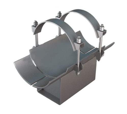 Неподвижные бугельные хомутовые опоры в Новополоцке