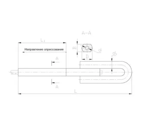 Натяжные прессуемые зажимы типа НС в Новополоцке