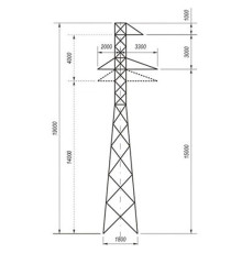 Переходные опоры для ЛЭП