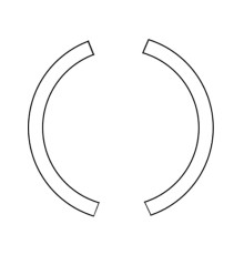 Полукольцо для пружинного блока