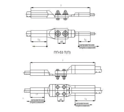 Переходные зажимы типа ПП в Новополоцке для юрлиц