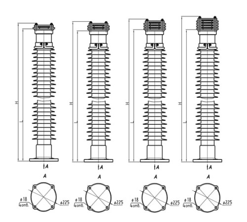 Шинные опоры ШО 110-132 кВ в Новополоцке для юрлиц
