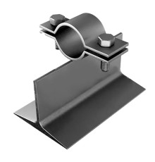 Тавровая хомутовая подвижная опора