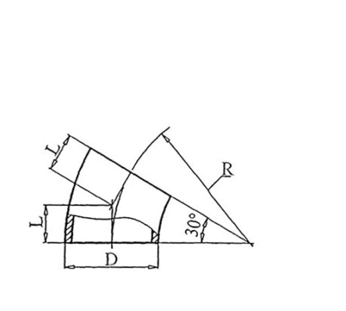 Теплоизоляционные отводы 30 градусов в Новополоцке