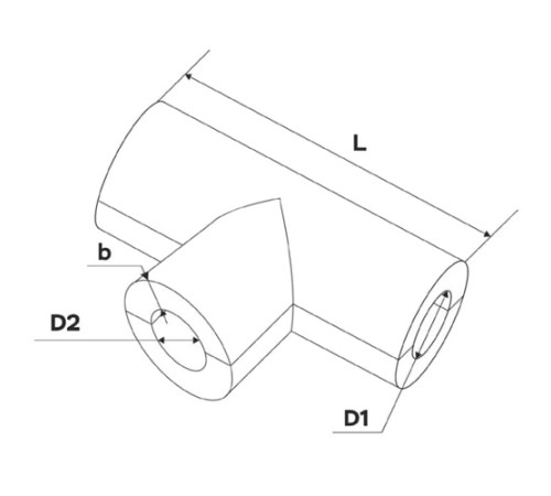 Теплоизоляционные равнопроходные тройки в Новополоцке