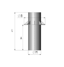 Титановые проходы через перекрытия