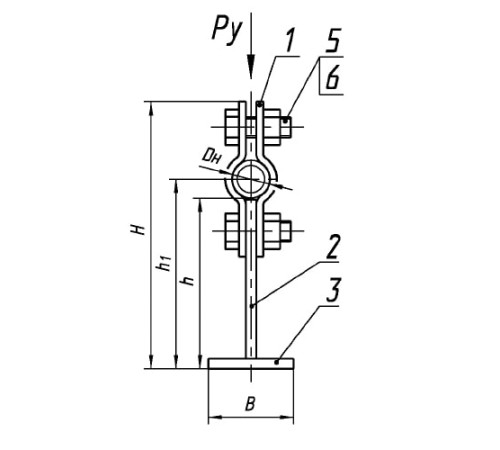 Опоры ТПР.05.06.00.000 для трубопроводов в Новополоцке