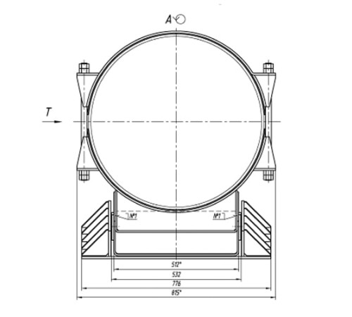 Опоры ТПР.08.13.00.000 в Новополоцке для трубопроводов