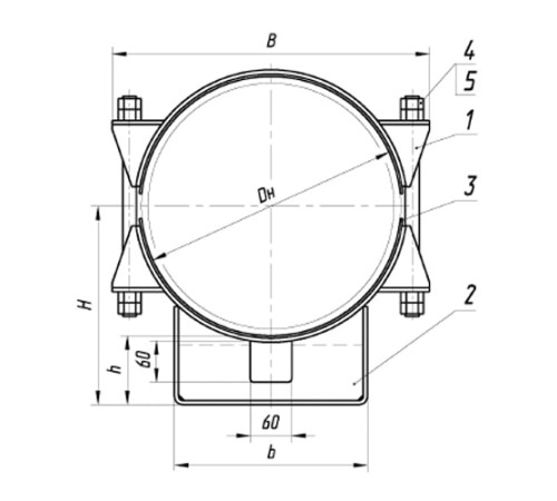 Опоры ТПР.14.45.00.000 в Новополоцке для трубопроводов