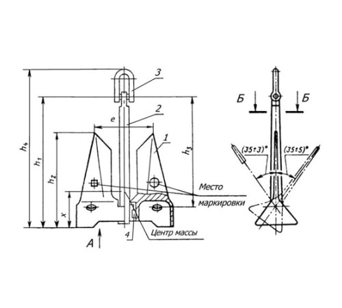 Якоря повышенной держащей силы в Новополоцке для судостроения