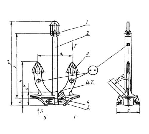 Якоря Холла для судостроения в Новополоцке