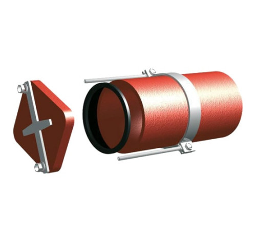 Безраструбные заглушки с прижимными скобами в Новополоцке