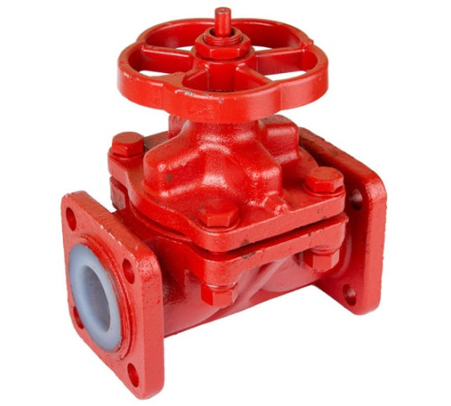 Запорные мембранные футерованные вентили-клапаны в Новополоцке